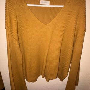 Together Mustard Knit Sweater